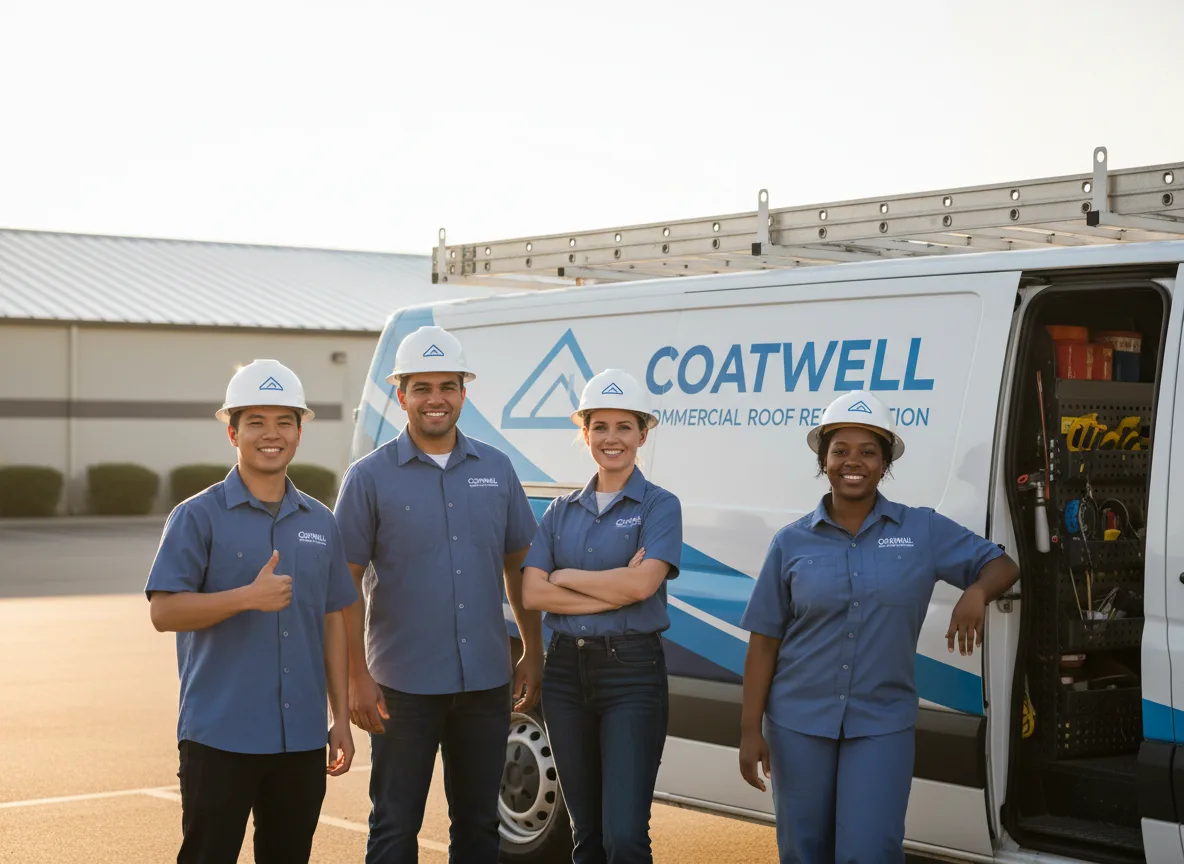 Commercial roof coating company in Athol, KS